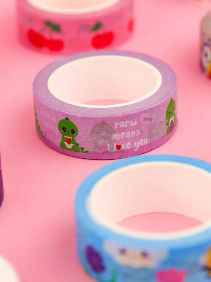 Dinosaur washi tape , Jurassic Dino Prehistoric Planner Washi masking tape, T-Rex Crafting planner Tape is a great Dinosaur Lover Gift