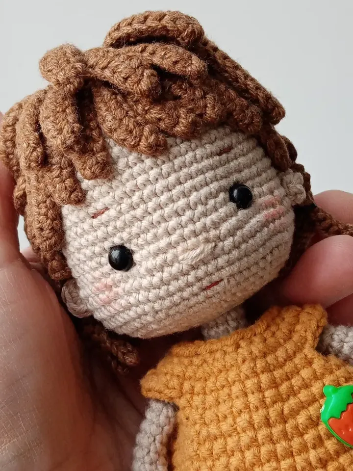 Crochet amigurumi doll, gift doll