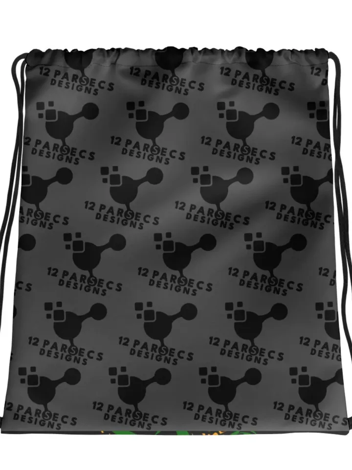 Cthulhu Waits Sleeping Drawstring Bag | Over the Shoulder Bag, Polyester Fabric Draw String Bag, Cthulhu Mythos, Call of Cthulhu, Lovecraft