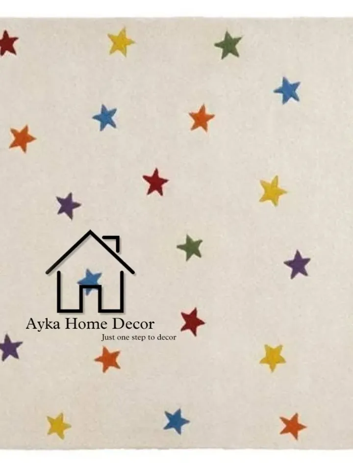 Ayka HandMade Tufted 100% Fine wool Trending carpets and rugs for Living Room and for kids room / Christmas Gift