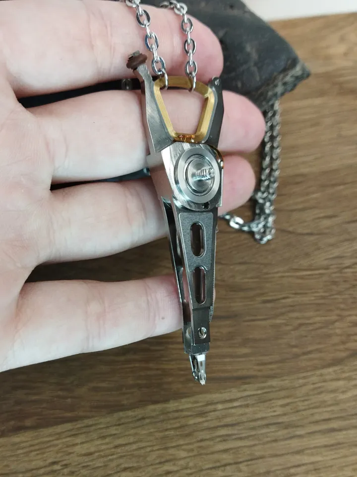Cyberpunk necklace recovered Cybercore jewelry unisex Sci-fi necklace Boyfriend geek gift
