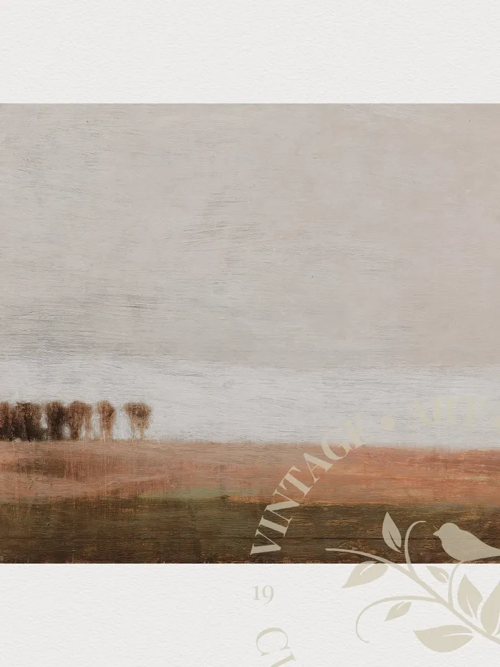 Antique Copenhagen Landscape Art Print Painting, Vintage Farmhouse Wall Decor, PRINTABLE Downloadable | 154