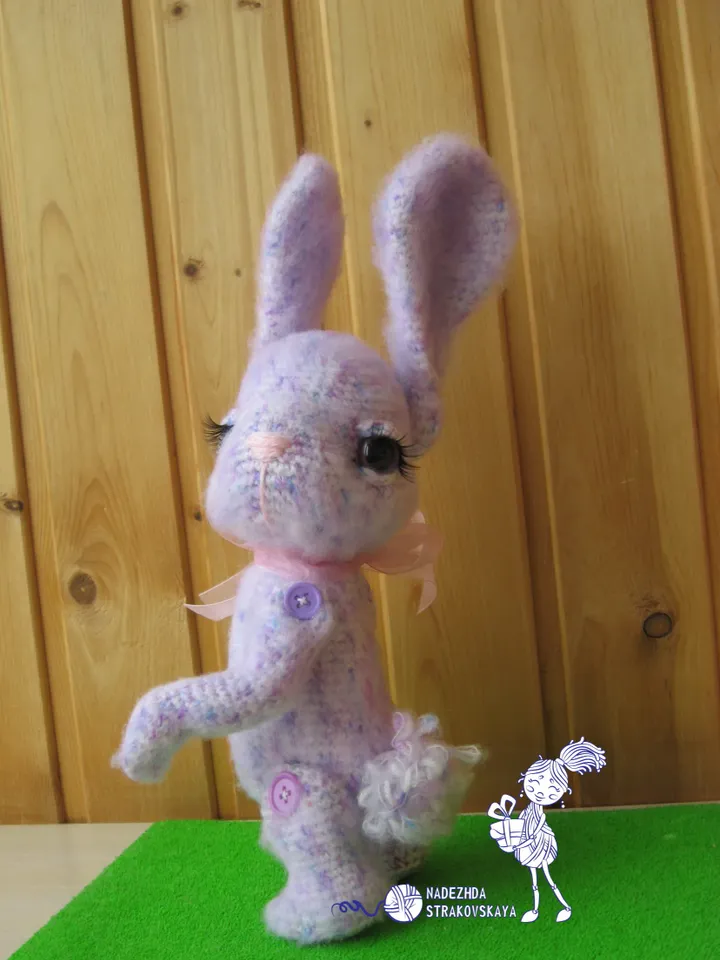 TUTORIAL: Lavender Bunny, detailed crochet pattern*
