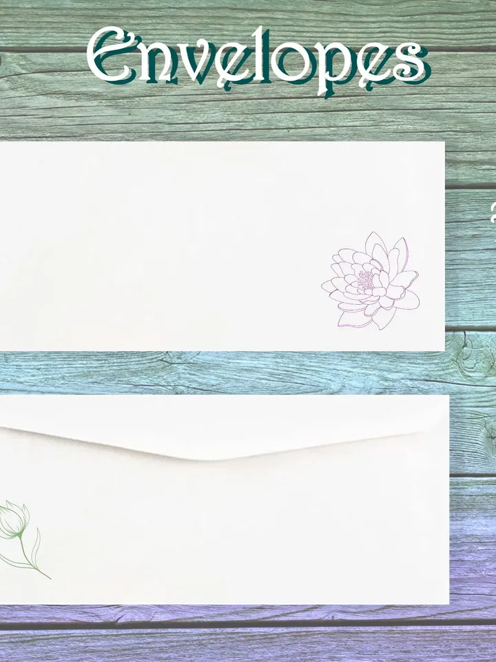 Lotus Writing Paper | Lotus Stationery Set | Pink Lotus Pages | Zen Writing Paper | Junk Journal | Meditation Paper | Letter Writing Paper