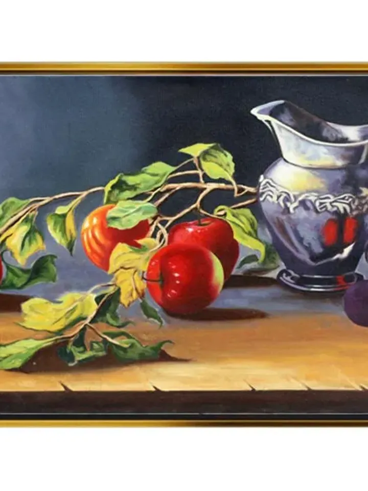 Still life Print on Canvas , Floating Frame Option, Modern Wall Art, Extra Large Canvas Wall Art