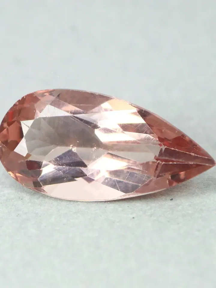1.24 CT Fantastic Fire Pear Cut 100% Natural Red Apatite Gemstones