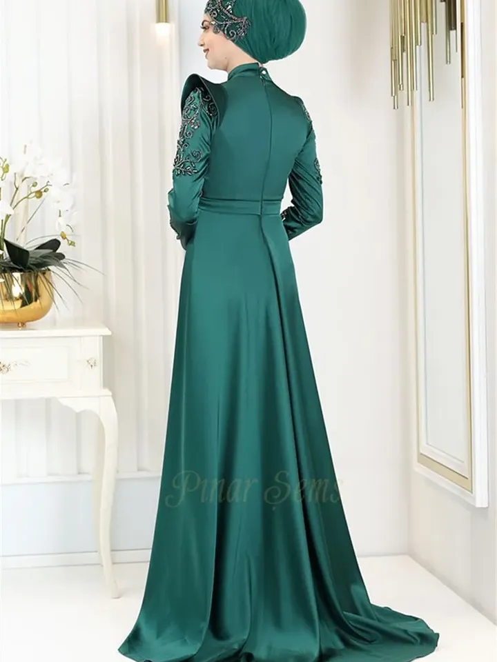 AHUNARE HIJAB - Wedding Dress, Muslim Evening Gown, Nikah, Islamic Wedding, Engagement, Bridesmaid