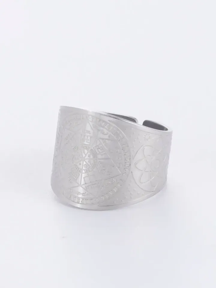 Archangel Ring, Silver Archangel Ring, Universe Ring, Silver Universe Ring, Secret of Universe Ring, Spirit Ring, Spiritual Adjustable Ring