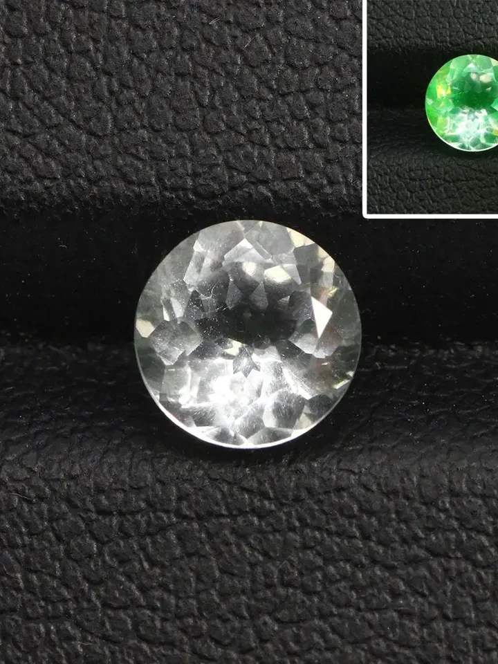 0.92 CT World-class Rare Gemstone Unheated 100%Natural Color Change Hyalite Opal