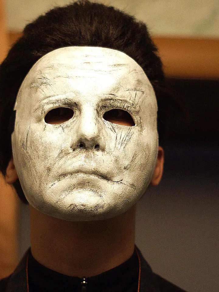 Hand made Michael Myers mask The Shape Dead By Daylight Maniac Plastic Halloween 2018 Halloween movie Halloween michael