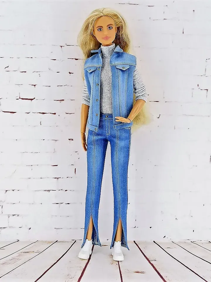 Denim set for Barbie Tall doll and other similar dolls