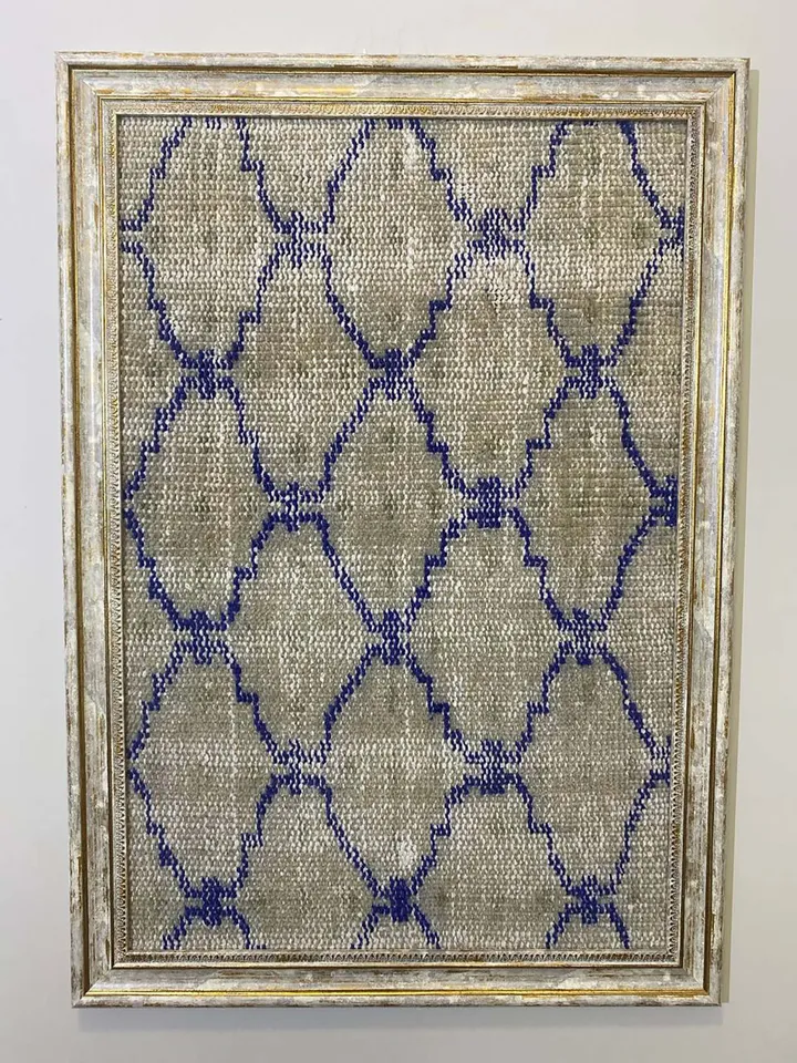 Hand-Woven Vintage Kilim Wall Hangings - Unique Home Decor - 50x70 cm - Boho Chic Woolen Art