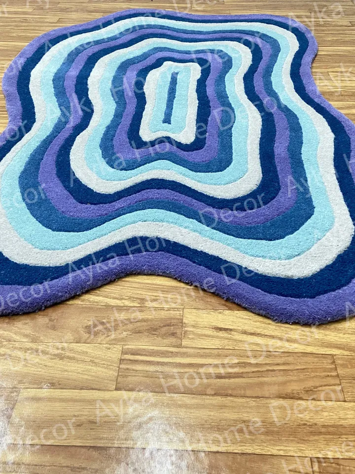 Anthena Hand Tufted 100% Pure Woolen Area Rug For Hall Kitchen Living Room Bed Room Bath Room Dining Room Kids Room Carpet / Christmas