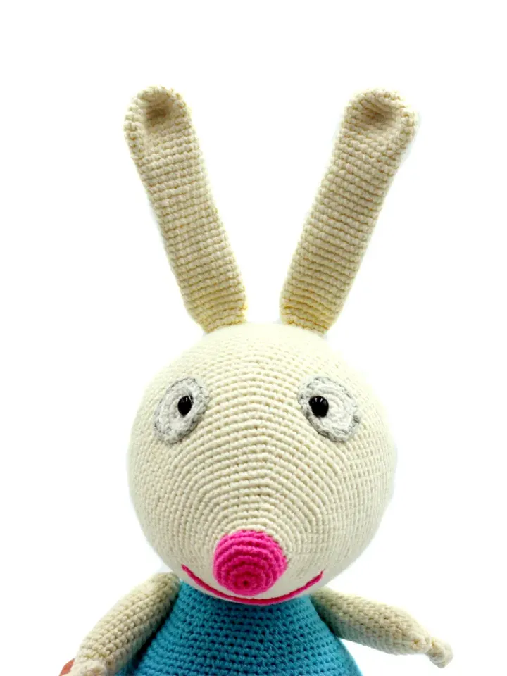 Plush rabbit, rabbit doll, forest animal, stuffed animal toy, collection doll, Easter decor