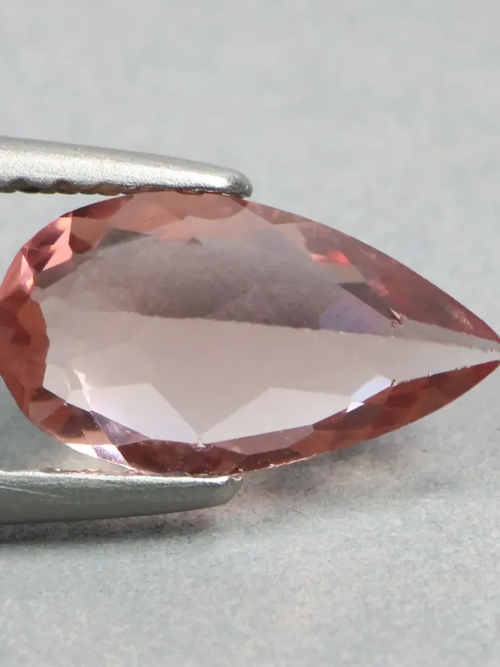 1.26 CT Fantastic Fire Pear Cut 100% Natural Red Apatite Gemstones