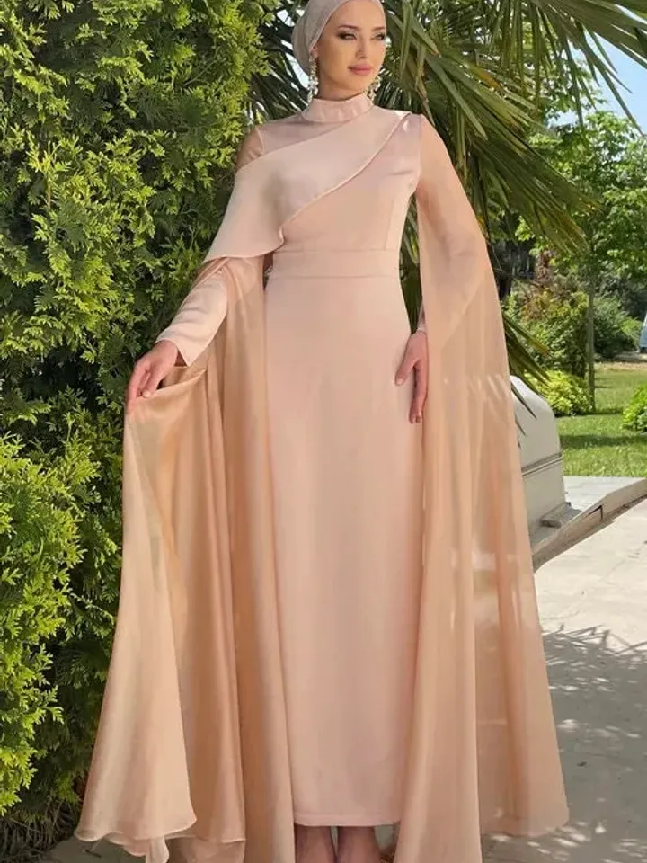 AHUNARE HIJAB - Wedding Dress, Muslim Evening Gown, Nikah, Islamic Wedding, Engagement, Bridesmaid,