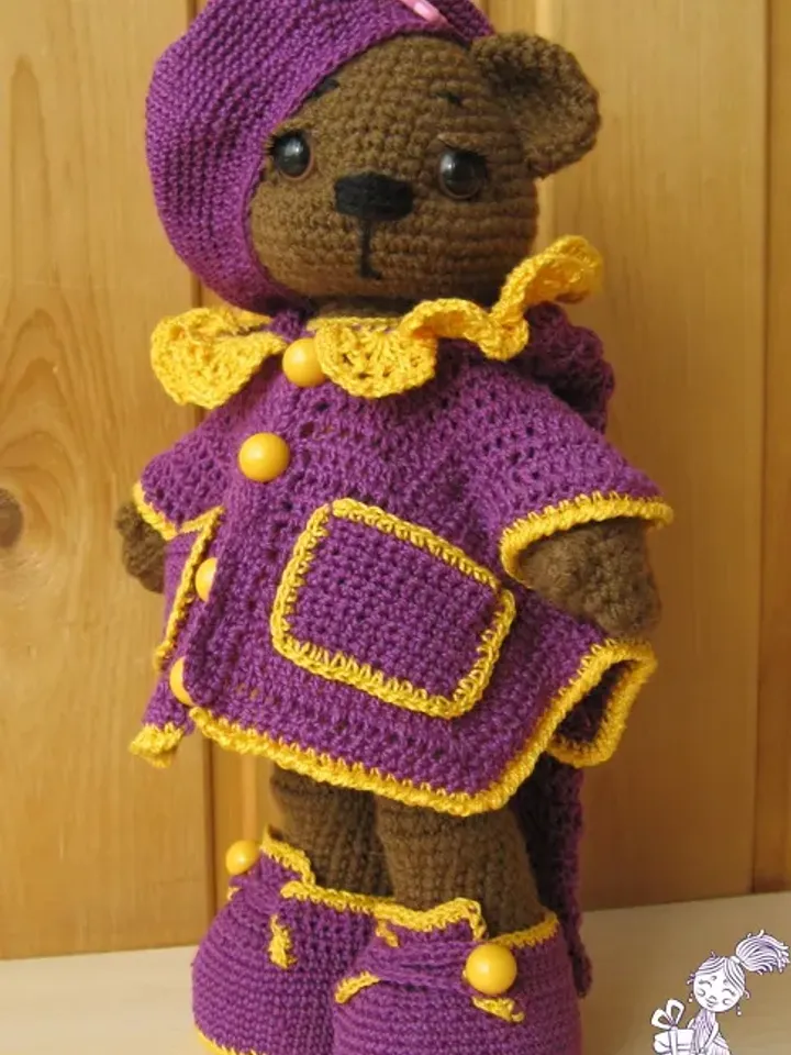 New TUTORIAL: Outfit bear, doll, bunny 3 in 1 crochet pattern*