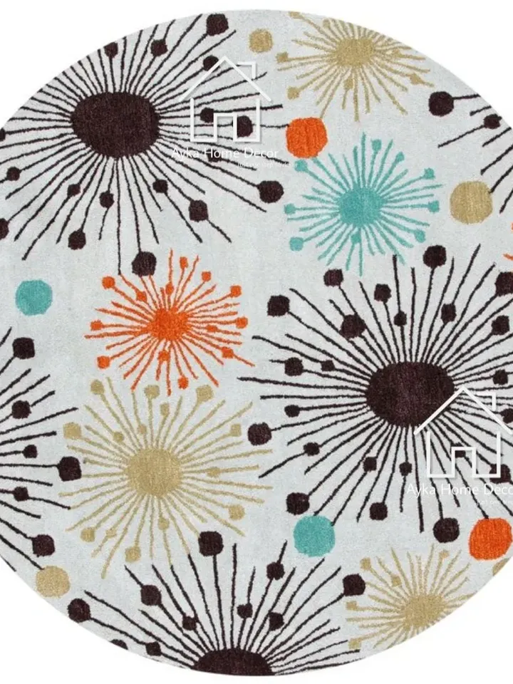 Ayka Leonard Hand Tufted 100% Pure Woolen Living Room Carpet / Hall Rugs / Dining Rugs / Kids Rugs / Woolen Rug / Christmas Gift
