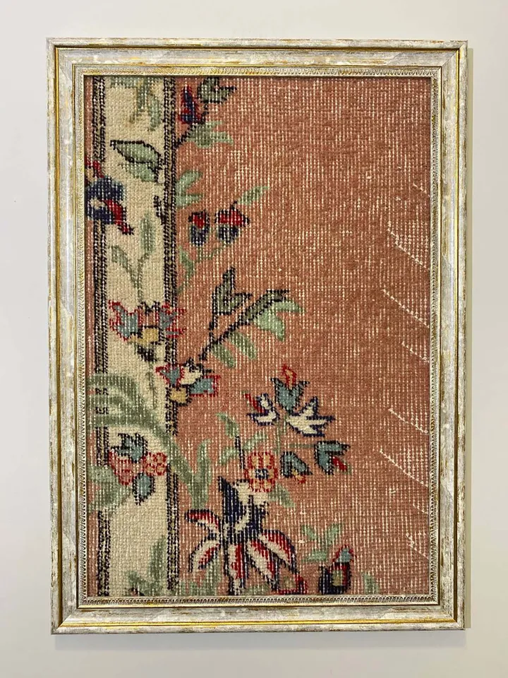Hand-Woven Vintage Kilim Wall Hangings - Unique Home Decor - 50x70 cm - Boho Chic Woolen Art