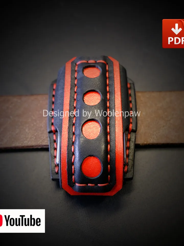 Zippo Case Sport - leather pattern. EDC22