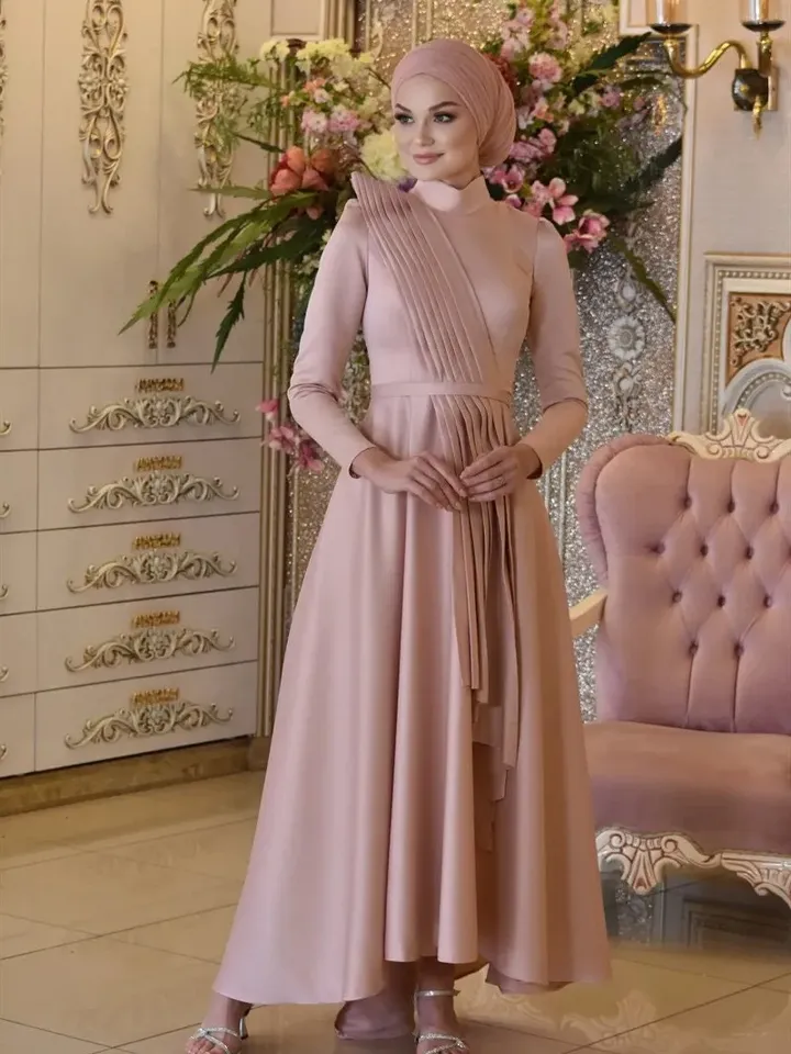 AHUNARE HIJAB - Wedding Dress, Muslim Evening Gown, Nikah, Islamic Wedding, Engagement, Bridesmaid