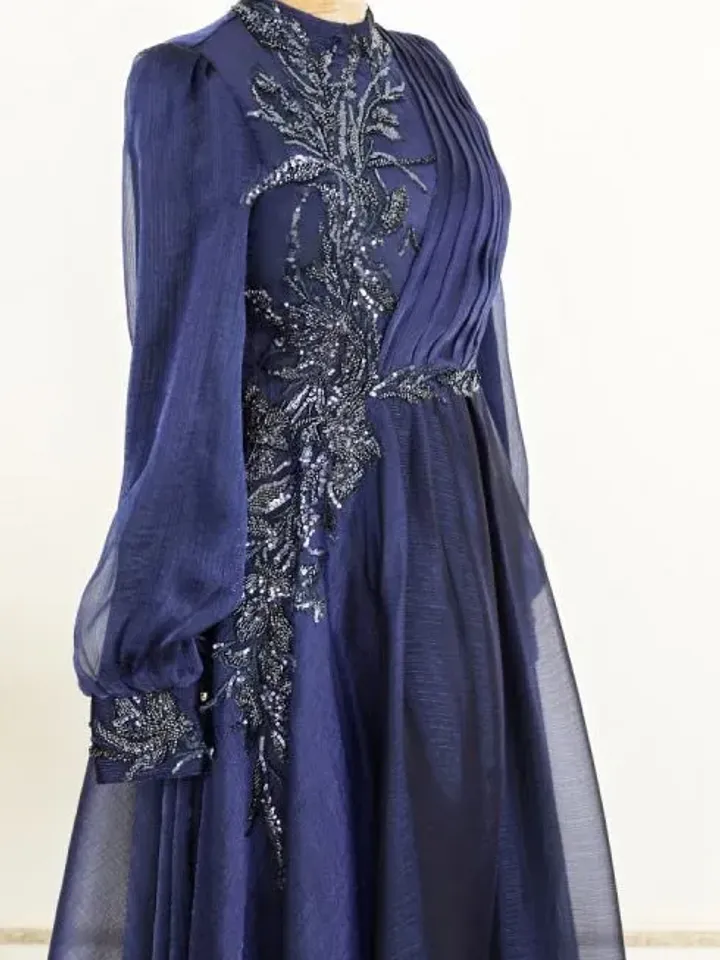 AHUNARE HIJAB - Wedding Dress, Muslim Evening Gown, Nikah, Islamic Wedding, Engagement, Bridesmaid,