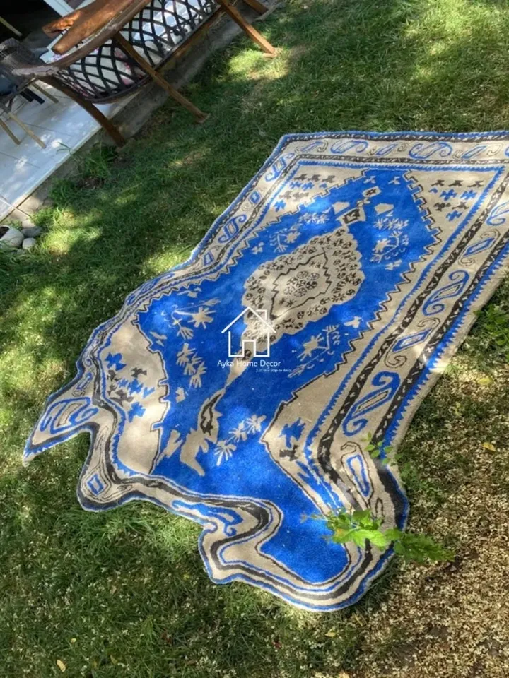 Melting Persia HandMade Tufted 100% Fine wool Trending carpets and rugs for Living Room and for kids room / Modern Persian Rug / Christmas