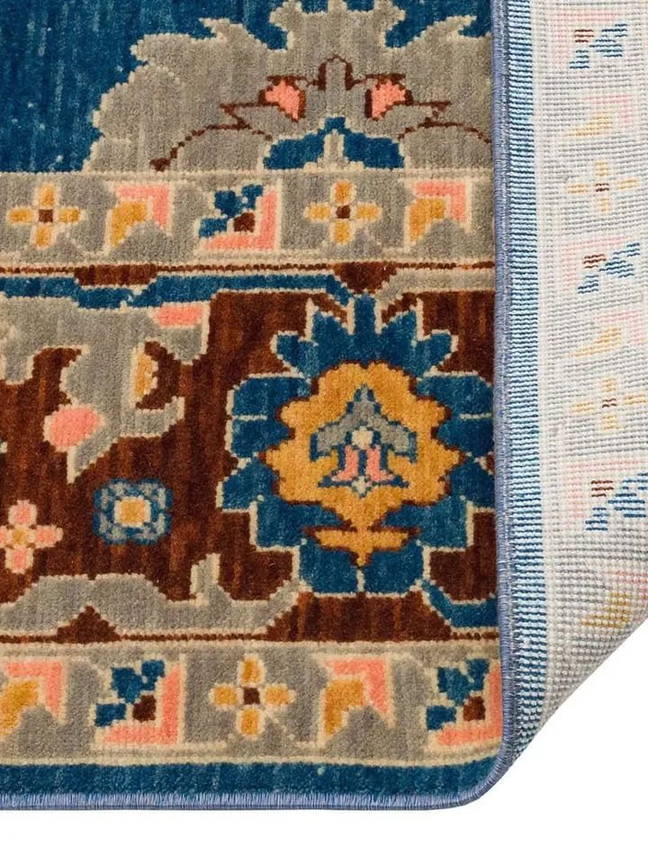 Add a Touch of Elegance to Your Space with our Handcrafted Modern Oushak Rug!