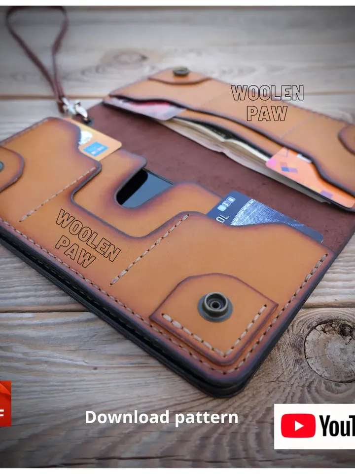 PDF pattern to make a Big Wallet. PW6