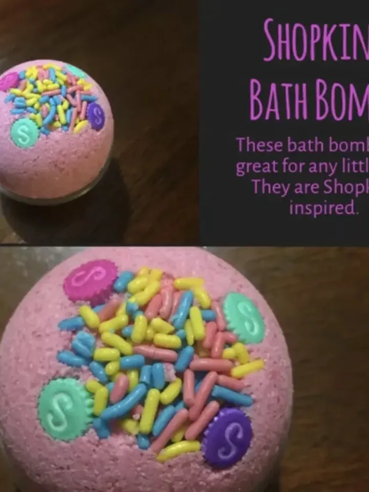 Shopkins Inspired Bath Bomb