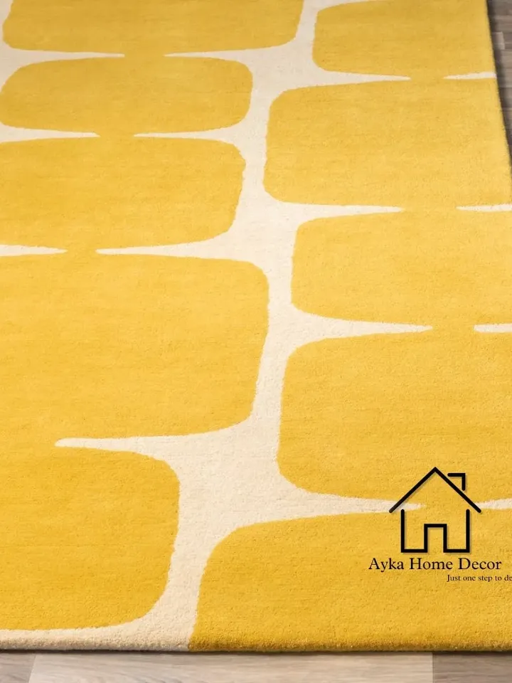 Designer Hand Tufted Wool Area Rug Modern Area Rug Handmade Area Rug Hand Tuft Rugs Mordern Rugs Living Room Rugs Bed  / Hall Rugs/Christmas
