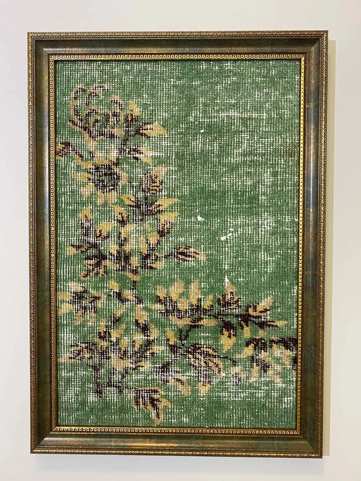 Hand-Woven Vintage Kilim Wall Hangings - Unique Home Decor - 50x70 cm - Boho Chic Woolen Art