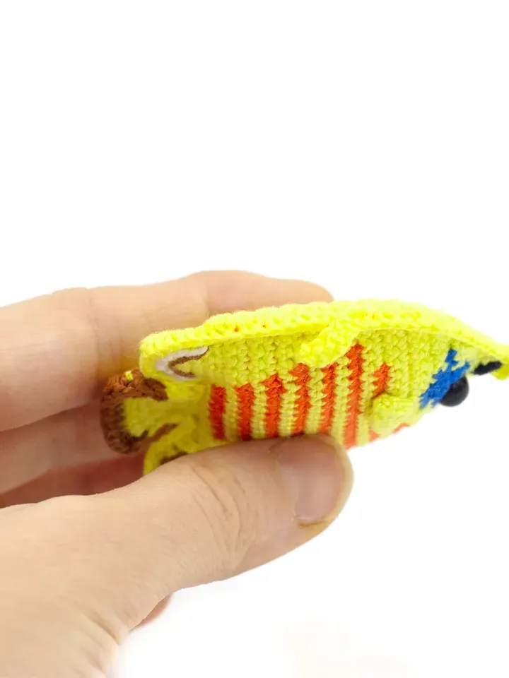 Fish magnet kitchen decor, magnetic board accessory, gift for children, fish lover gift kitchen magnet organic toy ocean