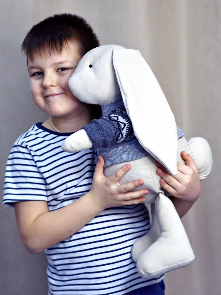 Big Bunny Stuffed Toy - Perfect for Interior Decoration|