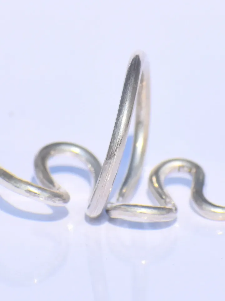Snake Ring, Sterling Silver Ring, Snake Wrap Ring, Snake Reptile Jewelry, Adjustable Ring, Handmade Ring, Knuckle Ring, Gift For Her