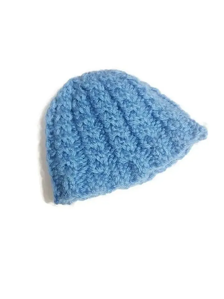 Micro Preemie Baby Hat and Socks, NICU Essentials, Tiny Newborn Crib Hats, Hospital Nurse Accessories, Expectant Parents, Premature Birth