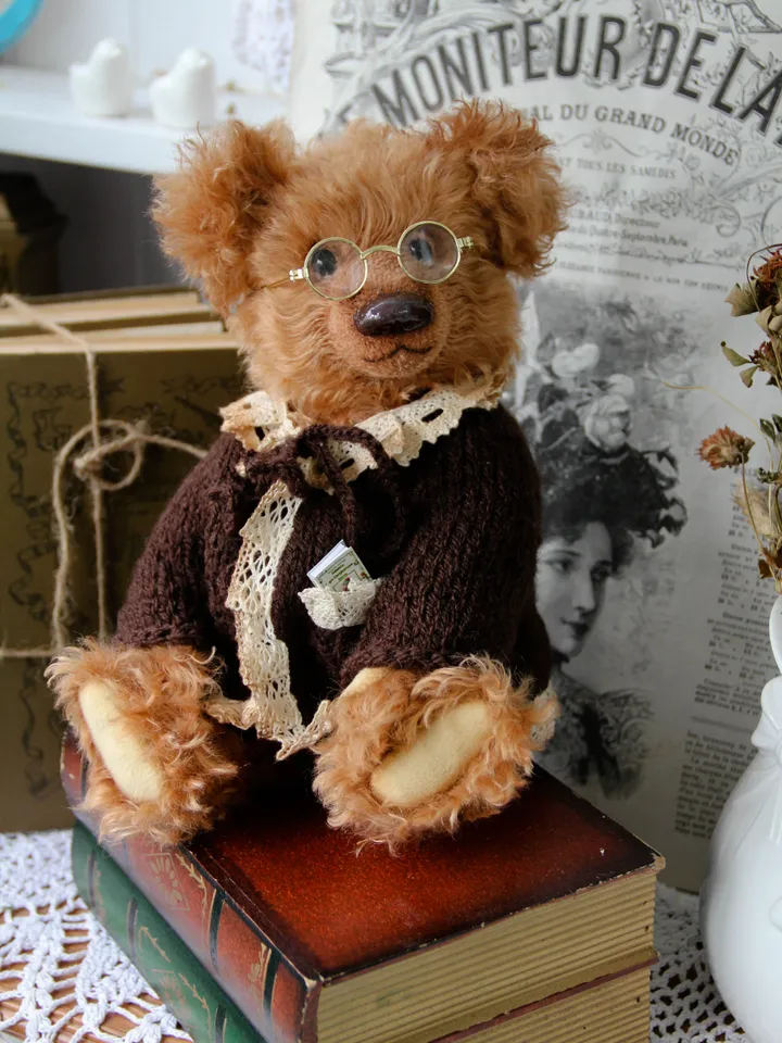 PATTERN of Stefan the bear PDF Handmade Artist Collectible Teddy Bear OOAK Vintage Stuffed animal toys bear plushinnes