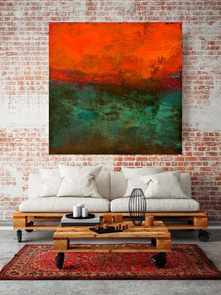 Abstract painting. Abstract Art.Original Painting. Huge Abstract Painting. Rothko inspired artwork.