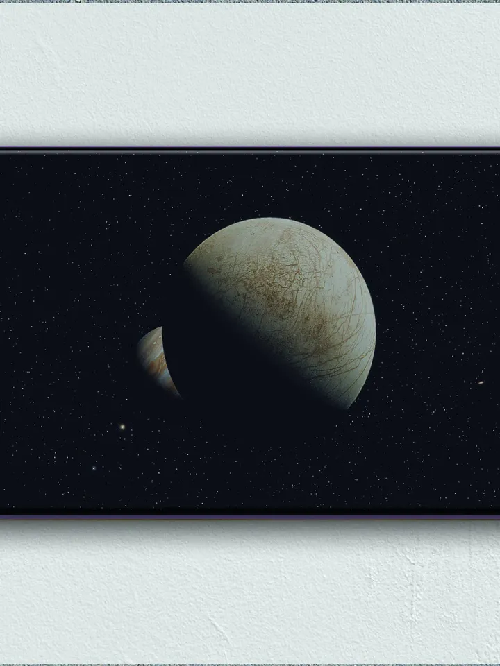 Planet Print on Canvas , Floating Frame Option, Modern Wall Art, Extra Large Canvas Wall Art