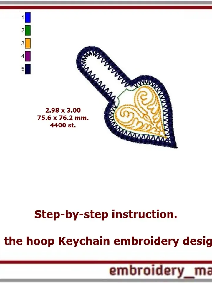 In the hoop embroidery design quilt set from bag, purse and keychain