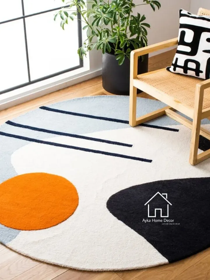 Vintage Hand Tufted 100% Pure Woolen Area Rug For Hall Kitchen Living Room Bed Room Bath Room Dining Room Kids Room Carpet / Christmas