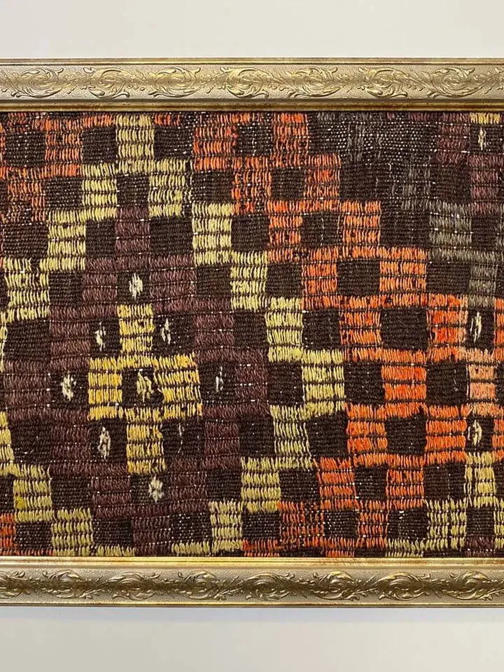 Hand-Woven Vintage Kilim Wall Hangings - Unique Home Decor - 50x70 cm - Boho Chic Woolen Art