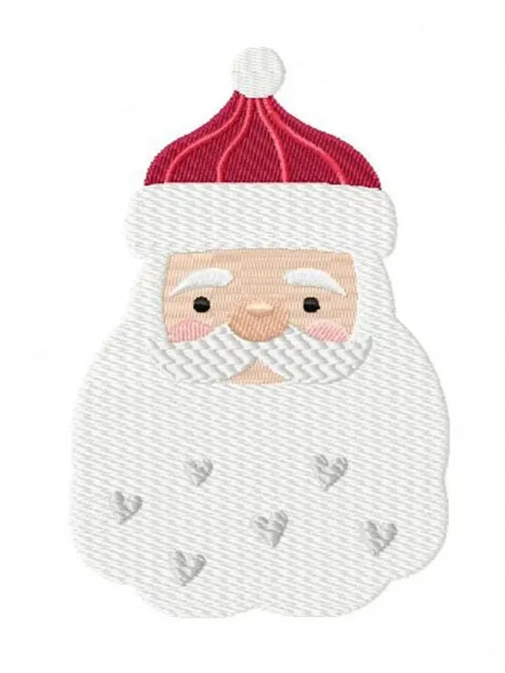 50% off,Santa Claus AppliqueDesign- Christmas Applique Embrodery Design For Children- Santa Face Machine Design-7 Size Degital Design