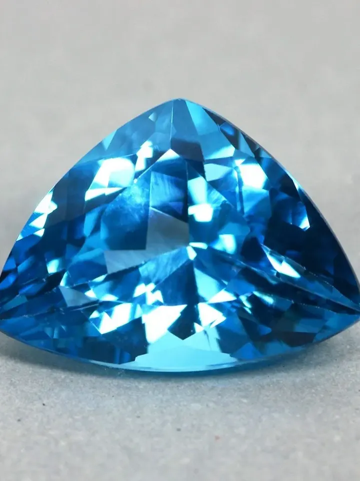 10.19 CT World Class VIP Quality 100% Natural Swiss Blue Topaz from Brazil