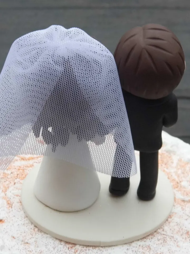Wedding Cake Topper, Personalized Wedding Cake Figures, Wedding Gift For Couple, Custom Bride Groom, Cute Cake Topper, Keepsake Cake Topper