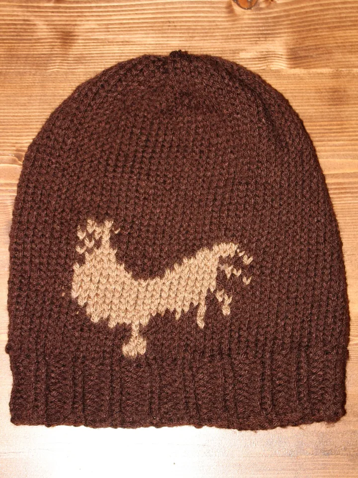 Knitted Rooster Hat, Thanksgiving Hat, Fall or Autumn Hat, Seasonal Hats, Holiday Hats, Gift Ideas, Bird Beanie Winter Hat, Chicken Animal