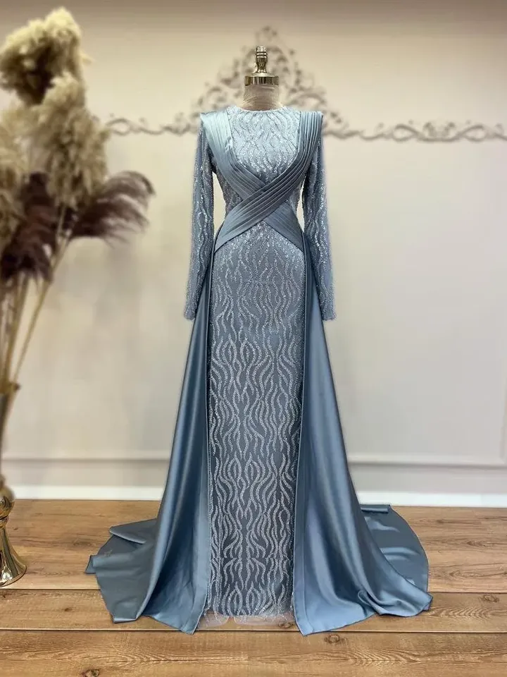 AHUNARE HIJAB - Wedding Dress, Muslim Evening Gown, Nikah, Islamic Wedding, Engagement, Bridesmaid