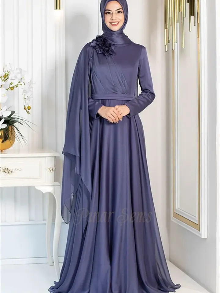 AHUNARE HIJAB - Wedding Dress, Muslim Evening Gown, Nikah, Islamic Wedding, Engagement, Bridesmaid