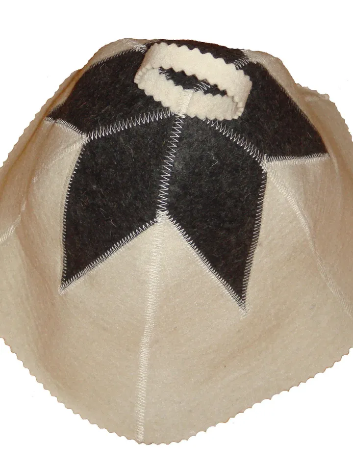 Wool Sauna Hat WHITE NEW