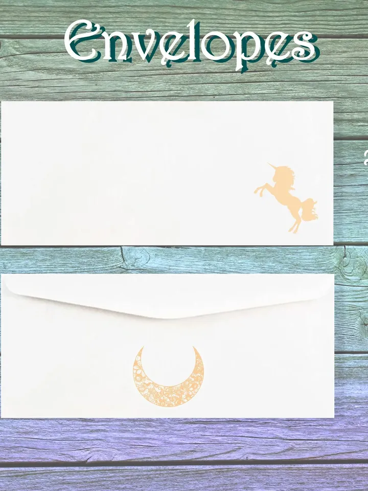 Unicorn Rainbow Paper | Unicorn Stationery Set | Rainbow Paper | Rainbow Unicorn Page | Unicorn Writing Paper | Unicorn Letter Paper Set